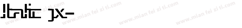 ltalic JX字体转换